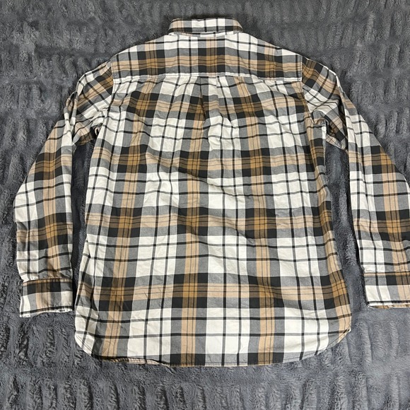 The North Face Men Plaid Flannel Long Sleeve Button Up Shirt Size M Cotton Blend - Picture 3 of 10